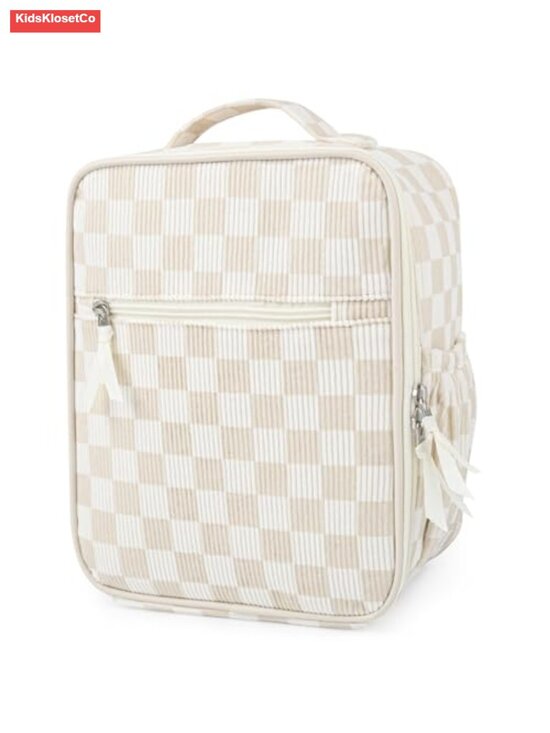 Other - Insulated Quilted Lunch Bag for Women Work School Picnic Large Capacity